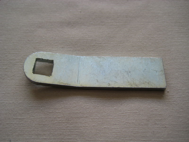 Baggage Door Lock Striker Plate Short  65mm Long