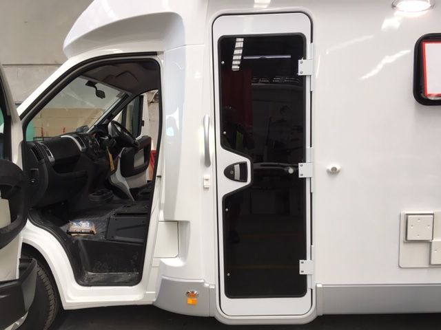 Hartal Security Door  Ovation Motorhomes  Left Hand Hinge