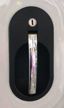 Dometic Security Door Handle - External Only - Right Hand Hinged