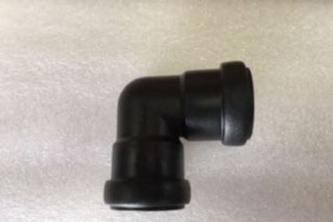 90 Degree Elbow 28mm Black Waste