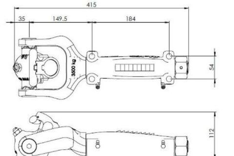 ALKO COUPLING OFF ROAD 35T  619350 360 DEG