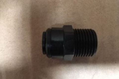 Water Pipe Adaptor 12mm x 12mm (1/2") BSP