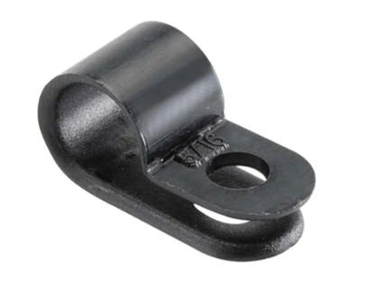 Cable Clamp 5/16" 7.9mm Black Bag of 100