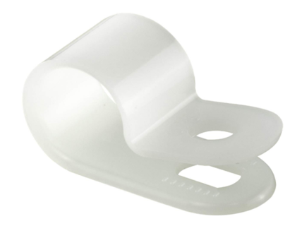 Cable Clamp 7/8" 22.2mm White Bag of 100