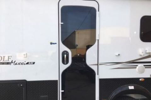 Caravan Door Hour Glass RH Hinged