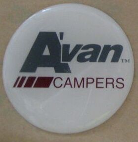 Chrome Wheel Cap Badge - Campers Logo Each