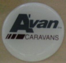 Chrome Wheel Cap Badge - Caravan Logo Each