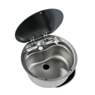Dometic Smev Round Sink with Lid
