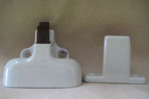 Drawer Catch and Latch Grey Drawer Catch and Latch Grey