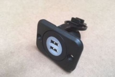 Dual USB Flush Mount 12 Volt Charger