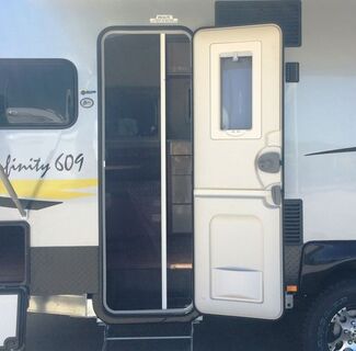 Caravan Flyscreen Door - Aluminium