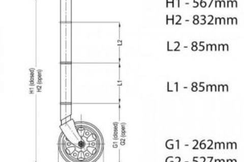 Jockey Wheel 200mm 