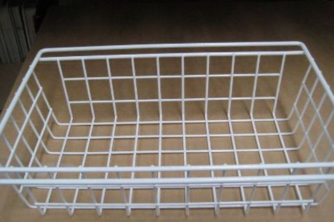 Meduim White Wire Basket