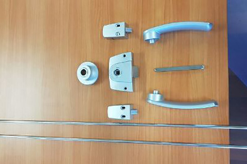 Motor Home Ensuite Door Lock Assembly