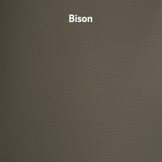 Scatter Cushion Leatherette Bison