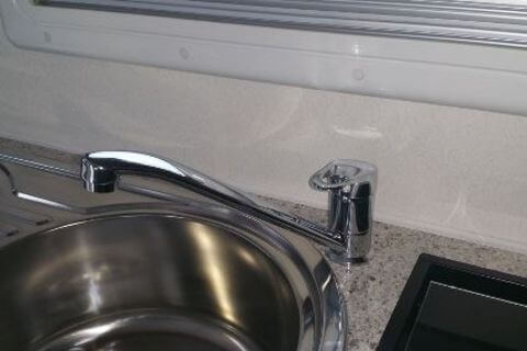 Chrome Sink Flick mixer tap