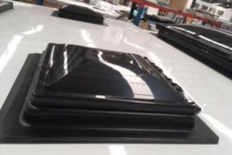 Standard Vent Complete (Black) 355mm x 355mm