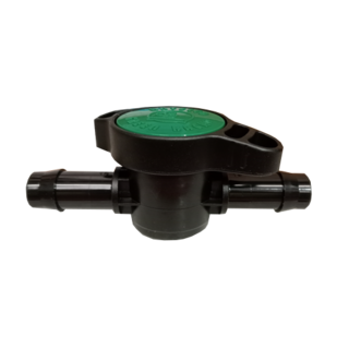 Black Drain Valve 19mm